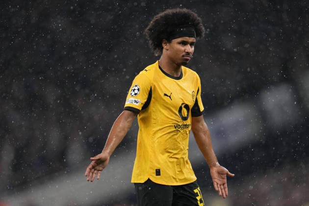 UEFA Champions League Matchday 7 of 8 Tottenham Hotspur v Borussia Dortmund Karim Adeyemi of Borussia Dortmund during the UEFA Champions league Matchday 7 of 8 Tottenham Hotspur vs Borussia Dortmund at Tottenham Hotspur Stadium, London, United Kingdom, 20th January 2026 (Photo by Harvey Murphy News Images) Copyright: xHarveyxMurphy NewsxImagesx