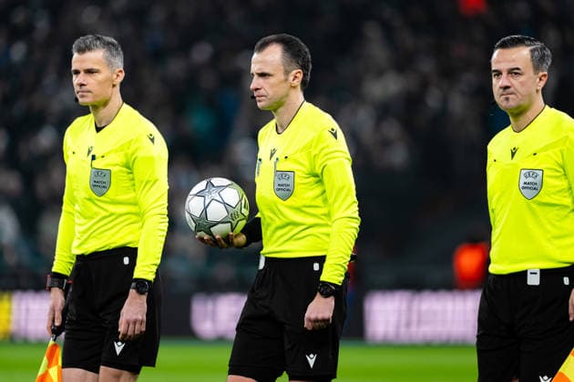 FC Copenhagen v Napoli, UEFA Champions League, Copenhagen, Denmark Copenhagen, Denmark. 20th, January 2026. Referee Irfan Peljto seen during the UEFA Champions League match between FC Copenhagen and Napoli at Parken in Copenhagen. Denmark, Copenhagen  Copyright: xGonzalesxPhoto TobiasxJorgensenx