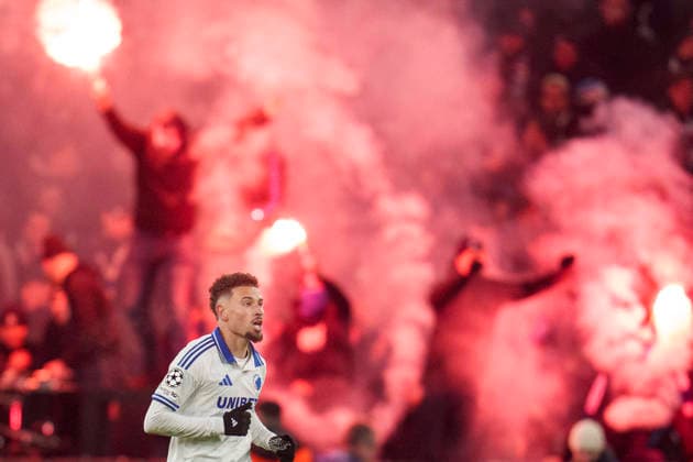 DENMARK Champions League FC Copenhagen S S C Napoli FCK s Jordan Larsson scores to make it 1 1 1 during the Champions League match between FC Copenhagen and S S C C Napoli at Parken in Copenhagen on Tuesday, January 20, 2026 Photo Liselotte Sabroe Ritzau Scanpix , Copenhagen Denmark  Copyright: Ritzau Scanpix LiselottexSabroex spdk20260120-232006-L imago is entitled to issue a simple usage license at the time of provision. Personality and trademark rights as well as copyright laws regarding art-works shown must be observed. Commercial use at your own risk., Copenhagen Denmark