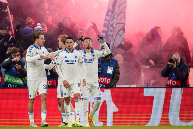 DENMARK Champions League FC Copenhagen S S C Napoli FCKs Jordan Larsson during the Champions League match between FC Copenhagen and S S S C Napoli at Parken in Copenhagen on Tuesday, January 20, 2026 Photo Liselotte Sabroe Ritzau Scanpix , Copenhagen Denmark  Copyright: Ritzau Scanpix LiselottexSabroex spdk20260120-234534-L imago is entitled to issue a simple usage license at the time of provision. Personality and trademark rights as well as copyright laws regarding art-works shown must be observed. Commercial use at your own risk., Copenhagen Denmark