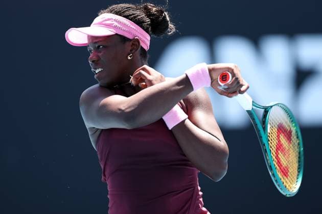 Victoria Mboko during her second round match Australian Open tennis tournament, Day Four, Melbourne Park, Australia - 21 Jan 2026Melbourne Melbourne Park Victoria (VIC) Australia  Copyright: xEllaxLing Shutterstockx 16303005m