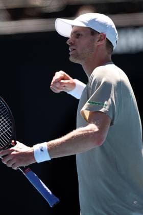 Yannick Hanfmann during his second round match Australian Open tennis tournament, Day Four, Melbourne Park, Australia - 21 Jan 2026Melbourne Melbourne Park Victoria (VIC) Australia  Copyright: xEllaxLing Shutterstockx 16303005av