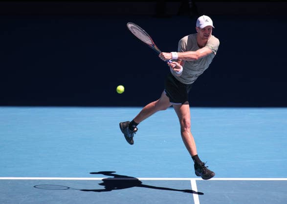 Yannick Hanfmann GER , Australian Open 2026, Melbourne Park, Melbourne, Victoria, Australia Copyright: xJuergenxHasenkopfx