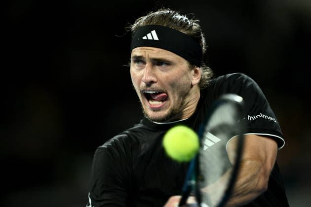 TENNIS AUSTRALIAN OPEN, Alexander Zverev of Germany in action during the Men™s 2nd round match against Alexandre Muller of France on day 4 of the 2026 Australian Open tennis tournament at Melbourne Park in Melbourne, Wednesday, January 21, 2026. ( NO ARCHIVING MELBOURNE VICTORIA AUSTRALIA  Copyright: xJOELxCARRETTx 20260121162561133944