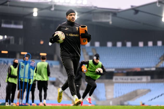 260121 Martin Olsson during a UEFA Europa League training session with Malmö FF on January 21, 2026 in Malmö Photo Petter Arvidson BILDBYRAN kod PA PA1127 fotboll football soccer fotball uefa europa league europa league träning practice training malmö ff bbeng  Copyright: PETTERxARVIDSON BB260121PA011