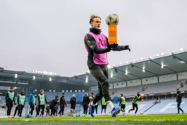 260121 Erik Botheim during a UEFA Europa League training session with Malmö FF on January 21, 2026 in Malmö Photo Petter Arvidson BILDBYRAN kod PA PA1127 fotboll football soccer fotball uefa europa league europa league träning practice training malmö ff bbeng  Copyright: PETTERxARVIDSON BB260121PA022