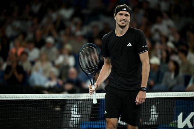 TENNIS AUSTRALIAN OPEN, Alexander Zverev of Germany during the Men™s 2nd round match against Alexandre Muller of France on day 4 of the 2026 Australian Open tennis tournament at Melbourne Park in Melbourne, Wednesday, January 21, 2026. ( NO ARCHIVING MELBOURNE VICTORIA AUSTRALIA  Copyright: xJOELxCARRETTx 20260121191308388063