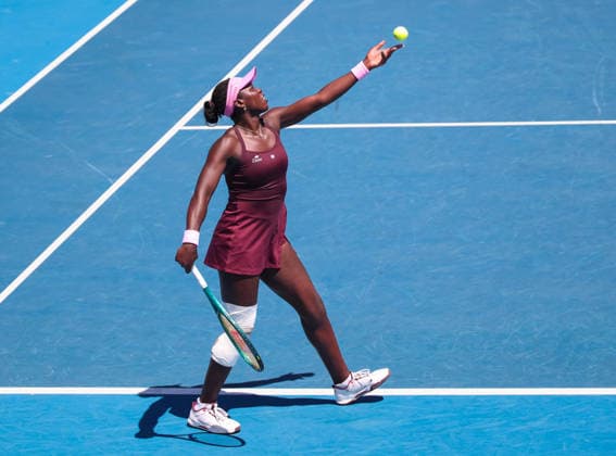 Victoria Mboko CAN , Australian Open 2026, Melbourne Park, Melbourne, Victoria, Australia Copyright: xJuergenxHasenkopfx
