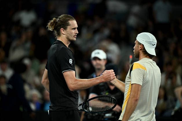 TENNIS AUSTRALIAN OPEN, Alexander Zverev of Germany following his win over Alexandre Muller of France during the Men™s 2nd round match on day 4 of the 2026 Australian Open tennis tournament at Melbourne Park in Melbourne, Wednesday, January 21, 2026. ( NO ARCHIVING MELBOURNE VICTORIA AUSTRALIA  Copyright: xJOELxCARRETTx 20260121128693467471