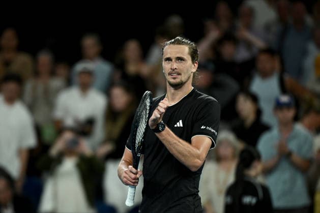 TENNIS AUSTRALIAN OPEN, Alexander Zverev of Germany celebrates match point during the Men™s 2nd round match against Alexandre Muller of France on day 4 of the 2026 Australian Open tennis tournament at Melbourne Park in Melbourne, Wednesday, January 21, 2026. ( NO ARCHIVING MELBOURNE VICTORIA AUSTRALIA  Copyright: xJOELxCARRETTx 20260121156068377160