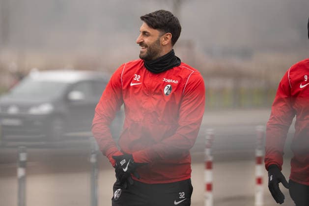 Soccer, Bundesliga, Men, Training SC Freiburg Europa Park Stadion, Sport, Europa Park Stadion, Vincenzo Grifo SC Freiburg, 32 Freiburg Europa Park Stadion Baden Württemberg Germany Copyright: xFINLEYxMÖRCHx
