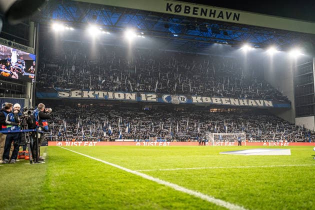FC Copenhagen v Napoli, UEFA Champions League, Copenhagen, Denmark Copenhagen, Denmark. 20th, January 2026. Football fans of FC Copenhagen seen on the stands during the UEFA Champions League match between FC Copenhagen and Napoli at Parken in Copenhagen. Denmark, Copenhagen  Copyright: xGonzalesxPhoto NicolaixBethelsenx