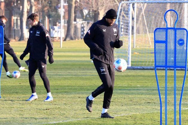 DEU, DFL, 2 FBL Hertha BSC, Training, 21 01 2026, Sportforum, Berlin, DEU, DFL, 2 FBL Hertha BSC, Training, im Bild John Anthony Brooks Hertha BSC Berlin 25 DFL regulations prohibit any use of Photographs as image sequences and or quasi video nordphotoxGmbHx xEngler nph00076