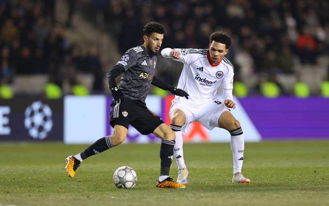 Football, CL, Qarabag Agdam - Eintracht Frankfurt
