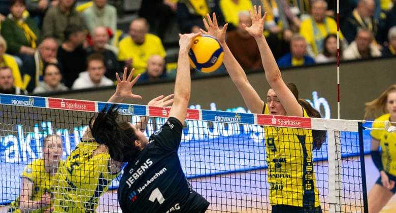 Volleyball, Women, VBL, SSC Palmberg Schwerin - Ladies in Black Aachen