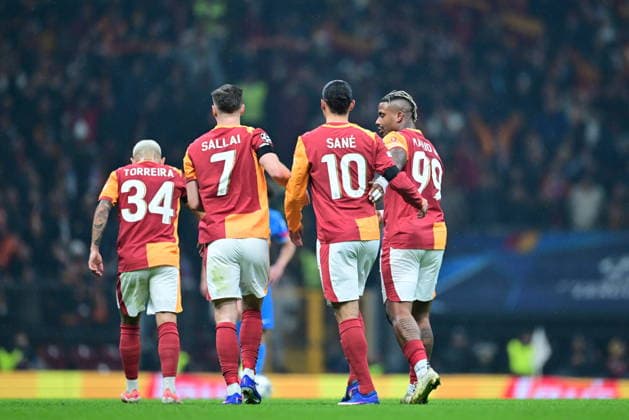 Galatasaray v Atletico Madrid - UEFA Champions League ISTANBUL, TURKIYE - JANUARY 21: Galatasaray players celebrate after their team scores a goal during the UEFA Champions League week 7 football match between Galatasaray and Atletico Madrid at RAMS Park in Istanbul, Turkiye on January 21, 2026. Abdulhamid Hosbas Anadolu Istanbul Turkey. Editorial use only. Please get in touch for any other usage.  Copyright: x2026xAnadoluxAbdulhamidxHosbasx