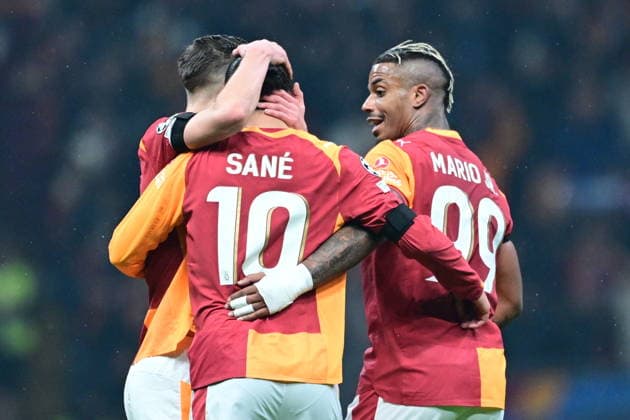 Galatasaray v Atletico Madrid - UEFA Champions League ISTANBUL, TURKIYE - JANUARY 21: Galatasaray players celebrate after their team scores a goal during the UEFA Champions League week 7 football match between Galatasaray and Atletico Madrid at RAMS Park in Istanbul, Turkiye on January 21, 2026. Abdulhamid Hosbas Anadolu Istanbul Turkey. Editorial use only. Please get in touch for any other usage.  Copyright: x2026xAnadoluxAbdulhamidxHosbasx