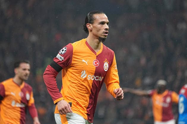 ISTANBUL, TURKEY - JANUARY 21: Leroy Sane of Galatasaray SK during the UEFA Champions League 2025 26 League Phase MD7 match between Galatasaray A.S. and Atletico de Madrid at Ali Sami Yen Spor Kompleksi Rams Park Stadium on January 21, 2026 in Istanbul, Turkey. Istanbul Turkey Copyright: xSeskimphotox GSaray-AMadrid-210126 (30)