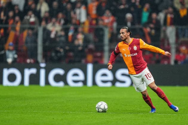 Galatasaray v Atletico Madrid - UEFA Champions League ISTANBUL, TURKIYE - JANUARY 21: Galatasaray s Leroy Sane in action during the UEFA Champions League match between Galatasaray and Atletico Madrid at RAMS Park in Istanbul, Turkiye, on January 21, 2026. Hakan Akgün Anadolu Istanbul Turkey. Editorial use only. Please get in touch for any other usage.  Copyright: x2026xAnadoluxHakanxAkgünx