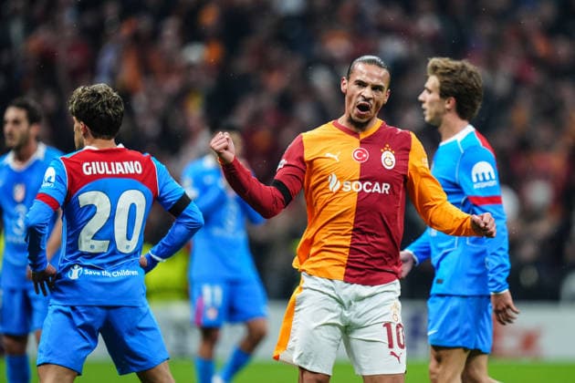 Galatasaray v Atletico Madrid - UEFA Champions League ISTANBUL, TURKIYE - JANUARY 21: Leroy Sane of Galatasaray celebrates after their team scores a goal during the UEFA Champions League week 7 football match between Galatasaray and Atletico Madrid at RAMS Park in Istanbul, Turkiye on January 21, 2026. Hakan Akgun Anadolu Istanbul Turkey. Editorial use only. Please get in touch for any other usage.  Copyright: x2026xAnadoluxHakanxAkgunx