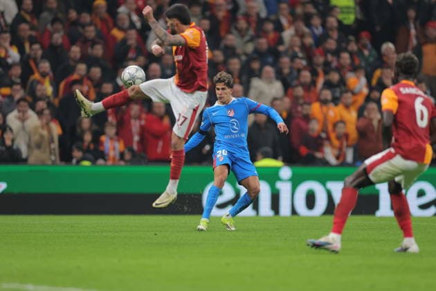 2026-01-21 Galatasaray SK v Atletico de Madrid - UEFA Champions League 2025 26 League Phase MD7 ISTANBUL, TURKEY - JANUARY 21: Giuliano Simeone of Atletico de Madrid during the UEFA Champions League 2025 26 League Phase MD7 match between Galatasaray SK and Atletico de Madrid at Rams Park Stadium on January 21, 2026 in Istanbul, Turkey. (Photo by BSR Agency) Istanbul Turkey Content not available for redistribution in The Netherlands directly or indirectly through any third parties. Copyright: xBSRxAgencyx