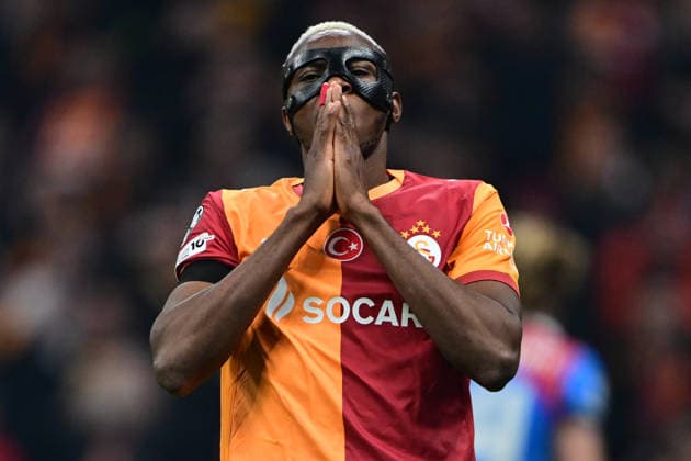 Galatasaray v Atletico Madrid - UEFA Champions League ISTANBUL, TURKIYE - JANUARY 21: Victor Osimhen of Galatasaray reacts after a position during UEFA Champions League week 7 football match between Galatasaray and Atletico Madrid at RAMS Park in Istanbul, Turkiye on January 21, 2026. Serhat Cagdas Anadolu Istanbul Turkey. Editorial use only. Please get in touch for any other usage.  Copyright: x2026xAnadoluxSerhatxCagdasx