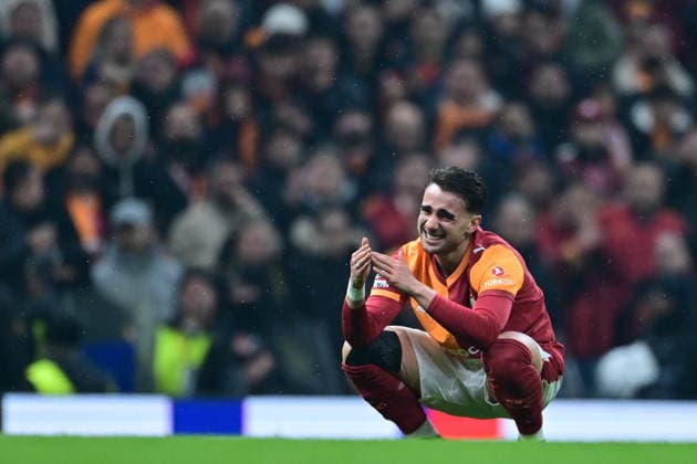 Galatasaray v Atletico Madrid - UEFA Champions League ISTANBUL, TURKIYE - JANUARY 21: Galatasaray s Yunus Akgun reacts after a position during the UEFA Champions League match at RAMS Park in Istanbul, Turkiye, on January 21, 2026. Abdulhamid Hosbas Anadolu Istanbul Turkey. Editorial use only. Please get in touch for any other usage.  Copyright: x2026xAnadoluxAbdulhamidxHosbasx