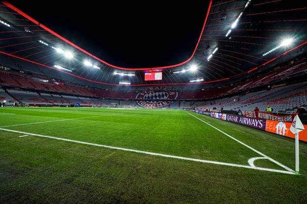 2026-01-21 FC Bayern München v R. Union Saint-Gilloise - UEFA Champions League 2025 26 League Phase MD7 MUNICH, GERMANY - JANUARY 21: general view of the Football Arena Munich during the UEFA Champions League 2025 26 League Phase MD7 match between FC Bayern München and R. Union Saint-Gilloise at Football Arena Munich on January 21, 2026 in Munich, Germany. Munich Football Arena Munich Germany Content not available for redistribution in The Netherlands directly or indirectly through any third parties. Copyright: xAndrexWeeningx
