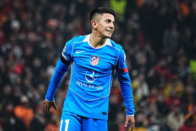 ISTANBUL, TURKEY - JANUARY 21: Thiago Almada (11) of Atletico de Madrid during the UEFA Champions League 2025 26 League Phase MD7 match between Galatasaray A.S. and Atletico de Madrid at Ali Sami Yen Spor Kompleksi Rams Park Stadium on January 21, 2026 in Istanbul, Turkey. Istanbul Turkey Copyright: xSeskimphotox GSaray-AMadrid-210126 (71)