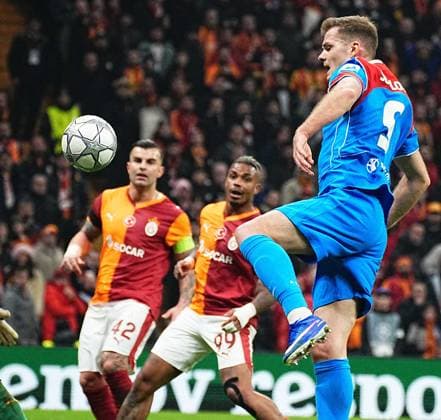 Alexander Sörloth of Atletico Madrid during the UEFA Champions League match between Galatasaray SK and Atletico Madrid, in Istanbul, Turkey, 21 January 2026. ( Copyright: FatihxErdogdux-xDepoxPhotos 18969992