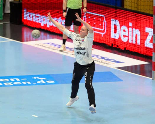 Laura, Kuske TW, Thueringer HC, 11 on the way to the parade GER, Thuringia, Thueringer HC vs HSG Blomberg Lippe, Alsco Handball Bundesliga Frauen, 1 Handballbundesliga Frauen, Handball, 14 Matchday, Season 2025 2026, 21 01 2026 GER, Thuringia, Thueringer HC vs HSG Blomberg Lippe, Alsco Handball Bundesliga Frauen, 1 Handballbundesliga Frauen, Handball, 14 Matchday, Season 2025 2026, 21 01 2026 Bad Langensalza Copyright: xEibner-Pressefoto MartinxHerbstx EP_MHT