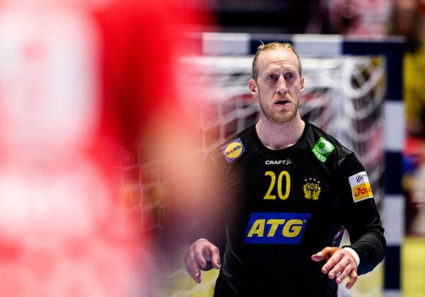 260121 Goalkeeper Mikael Appelgren of Sweden during the EHF European Handball Championship preliminary round match between Sweden and Croatia on January 21, 2026 in Malmö Photo Petter Arvidson BILDBYRAN kod PA PA1130 handball handball handball handballs em 2026 sverige sweden croatia kroatien ehf european handball championship sverige bbeng grappa33 sverige sweden  Copyright: PETTERxARVIDSON BB260121PA165