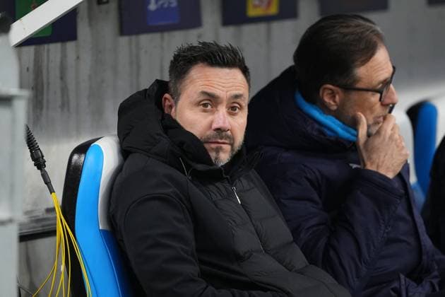 Marseille coach Roberto De Zerbi Marseille v Liverpool, UEFA Champions League, Group Stage, Football, Orange Velodrome, Marseille, France - 21 Jan 2026Marseille Orange Vélodrome France EDITORIAL USE ONLY No use with unauthorised audio, video, data, fixture lists, club league logos or live services. Online in-match use limited to 120 images, no video emulation. No use in betting, games or single club league player publications. Copyright: xDavexWinter Shutterstockx 16348361aj