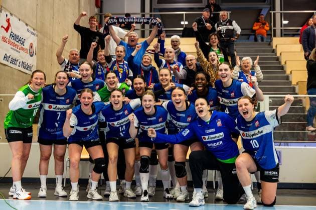 21 01 2026, GER, Handball, Women, Season 2025 2026, Alsco 1 Bl, Matchday 14, Thueringer HC HSG Blomberg Lippe HSG Blomberg Lippe wins its away match at Thueringer HC 99947 Bad Langensalza Salza Halle Sporthalle Mehrz Thüringen Germany