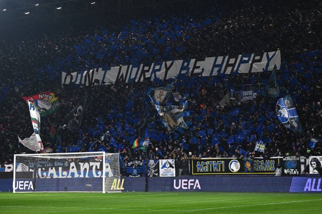 Mg Bergamo 21 01 2026 - Champions League Atalanta-Atletico Bilbao foto Matteo Gribaudi Image nella foto: tifosi Atalanta 