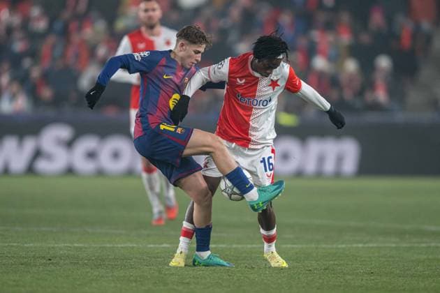 Football, CL, Slavia Prague - FC Barcelona