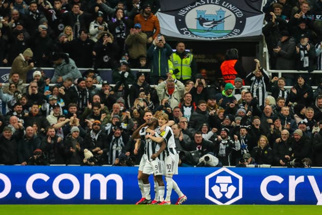 Newcastle United v PSV, UEFA Champions League Yoane Wissa Of Newcastle United scores a GOAL 1-0 and celebrates during the Newcastle United v PSV Eindhoven UEFA Champions League Round 1 League stage match at St. James Park, Newcastle Upon Tyne, England on 21 January 2026 Credit: Lee Keuneke Every Second Media Editorial use only. All images are copyright Every Second Media Limited. No images may be reproduced without prior permission. Copyright: xIMAGO EveryxSecondxMediax ESM-1768-0037 LeexKeunekex xEveryxSecondxMediax