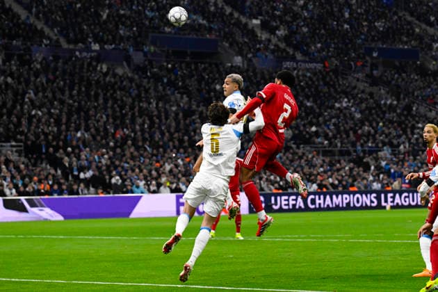 FOOTBALL : Olympique de Marseille VS Liverpool FC - UEFA Champions League - 21 01 2025 UEFA Champions League match between Olympique de Marseille and Liverpool FC on January 21, 2026 at the Orange Velodrome Stadium in Marseille. MarseilleFrance  Copyright: xWilliamxCannarellax