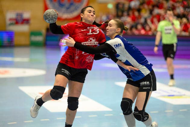 Giulia, Guarieiro Rueckraum, Thueringer HC, 13 , Nieke, Kuehne Rueckraum Links, HSG Blomberg Lippe, 9 GER, Thuringia, Thueringer HC vs HSG Blomberg Lippe, Alsco Handball Bundesliga Frauen, 1 Handballbundesliga Frauen, Handball, 14 Matchday, Season 2025 2026, 21 01 2026 GER, Thuringia, Thueringer HC vs HSG Blomberg Lippe, Alsco Handball Bundesliga Frauen, 1 Handballbundesliga Frauen, Handball, 14 Matchday, Season 2025 2026, 21 01 2026 Bad Langensalza Copyright: xEibner-Pressefoto MartinxHerbstx EP_MHT