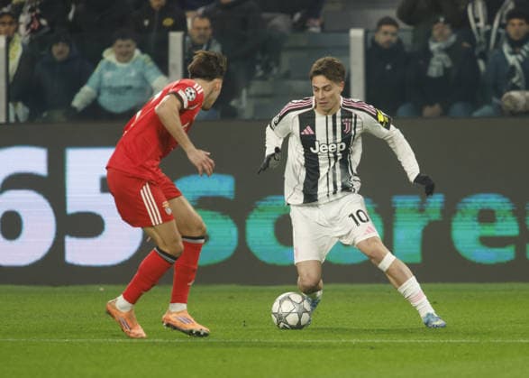 Kenan Yildiz of Juventus FC during the Uefa Champions League 2025 26 season football match between Juventus FC and SL Benfica on 21 January 2026 at Allianz Stadium, Turin, Italy. Photo Nderim KACELI  Copyright: xNderimxKaceli IPAxSportx xipa-agency.netx xx IPA_70387408 IPA_Agency_IPA70387408