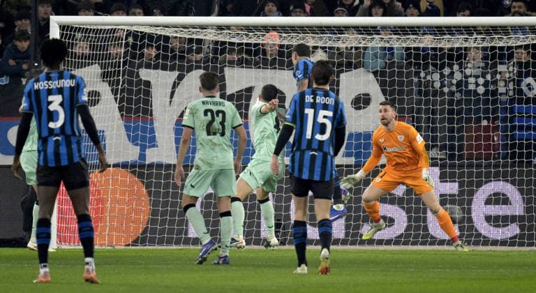 Foto IPP Paolo Bona Bergamo 21 01 2026 UEFA Champions League di Calcio stagione 2025 2026 partita Atalanta-Atletico Bilbao Nella foto Gianluca Scamacca segna il gol del 1-0 Italy Photo Press Worldwide Copyright italy Italy ITALY  Copyright: xR4924_italyphotopressx