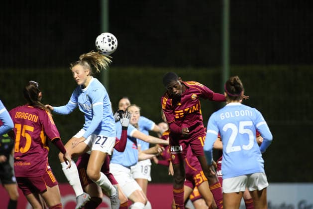 Federica D Auria of S.S. Lazio is in action during the Coppa Italia Women, first leg, quarter-finals between Lazio vs Roma , 21 Jenuary 2026 at the Lazio Training Center, Roma Italy.  Copyright: xMatteoxCassoni IPAxSportx xipa-agency.netx xx IPA_70387514 IPA_Agency_IPA70387514