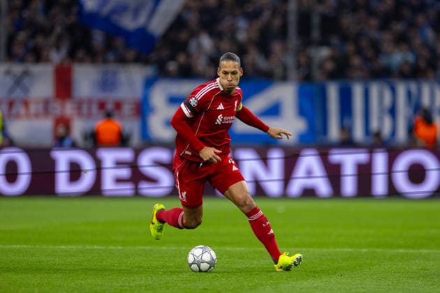Football - UEFA Champions League - League Phase - Olympique de Marseille v Liverpool FC MARSEILLE, FRANCE - Wednesday, January 21, 2026: Liverpool s captain Virgil van Dijk during the UEFA Champions League match between Olympique de Marseille and Liverpool FC at the Stade VÃ lodrome. (Photo by David Rawcliffe Propaganda) MARSEILLE Stade VÃ lodrome BOUCHES-DU-RHÃ NE FRANCE  Copyright: xDavidxRawcliffex P2026-01-21-Marseille_Liverpool-65