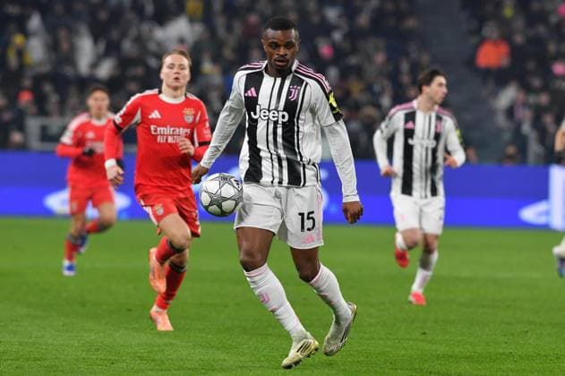 Foto IPP Massimo Rana Torino 21-01-2026 Calcio Champions League 2025 2026 Juventus-Benfica nella foto pierr kalulu Italy Photo Press - World Copyright italy ITALY  Copyright: xR4924_italyphotopressx