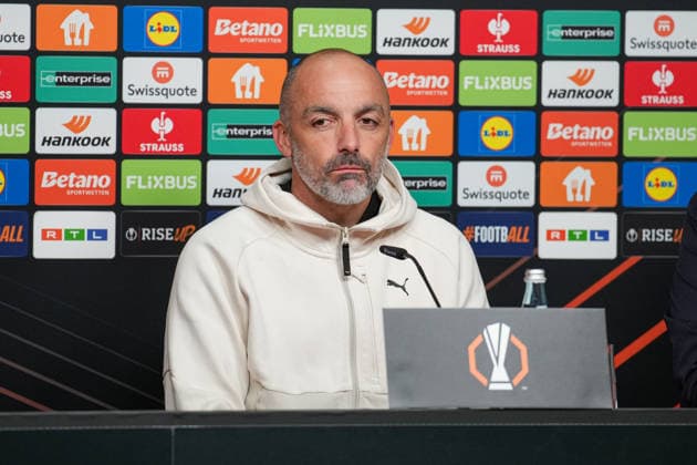 Press conference, Europa League match, Maccabi Tel aviv, Zarko LazetiC Maccabi Tel Aviv, Coach Freiburg Europa Park Stadion Baden Württemberg Germany Copyright: xFINLEYxMÖRCHx