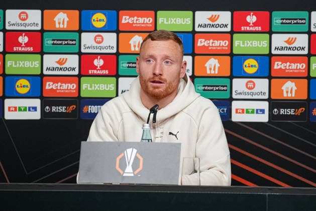 Press conference, Europa League match, Maccabi Tel aviv, Ido Shahar Maccabi Tel Aviv, 36 Freiburg Europa Park Stadion Baden Württemberg Germany Copyright: xFINLEYxMÖRCHx
