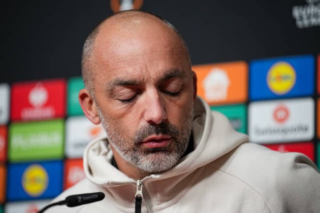 Press conference, Europa League match, Maccabi Tel aviv, Zarko LazetiC Maccabi Tel Aviv, Coach Freiburg Europa Park Stadion Baden Württemberg Germany Copyright: xFINLEYxMÖRCHx