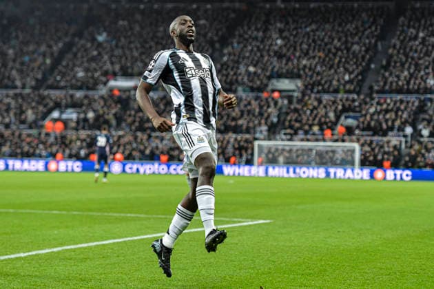 Newcastle United v PSV Eindhoven UEFA Champions League Yoane Wissa of Newcastle United celebrates his goal during the UEFA Champions League match at St. James s Park, Newcastle 21 01 2026 UK Newspapers OUT Copyright: xJamiexJohnstonx FIL-22840-0096