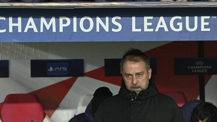 FC Barcelona, Barca coach Hansi Flick during the Champions League 7th round match Slavia Praha vs FC Barcelona in Pilsen, Czech Republic, January 21, 2026. (CTKxPhoto MichalxKrumphanzl) CTKPhotoP2026012110215  CTKPhotoP2026012110215