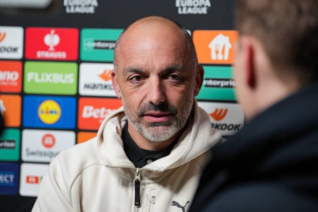 Press conference, Europa League match, Maccabi Tel aviv, Zarko LazetiC Maccabi Tel Aviv, Coach Freiburg Europa Park Stadion Baden Württemberg Germany Copyright: xFINLEYxMÖRCHx